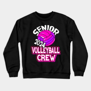 Senior 2024 Volleyball Crewneck Sweatshirt